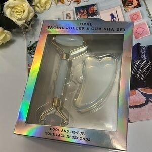 NEW OPAL Facial Roller and Gua Sha Set (W-R26)